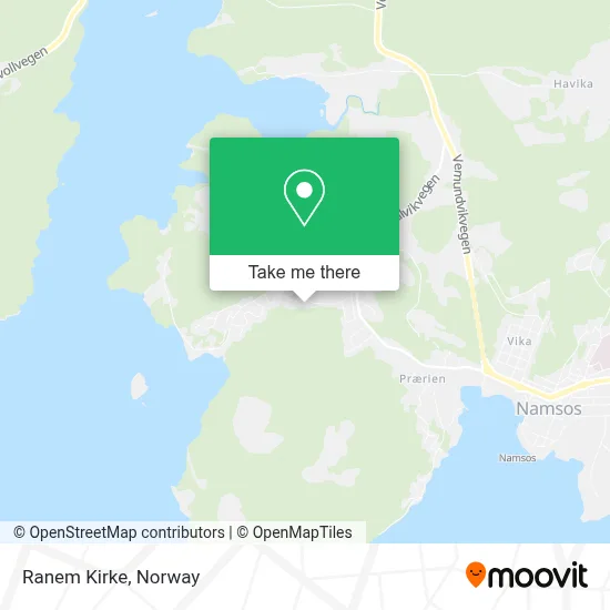 Ranem Kirke map