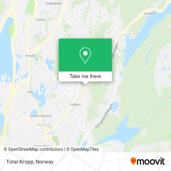 Total Kropp map