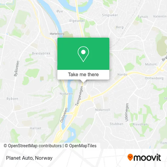 Planet Auto map