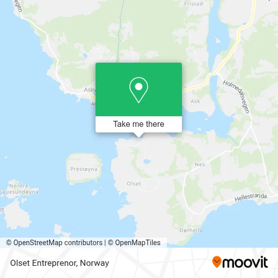 Olset Entreprenor map