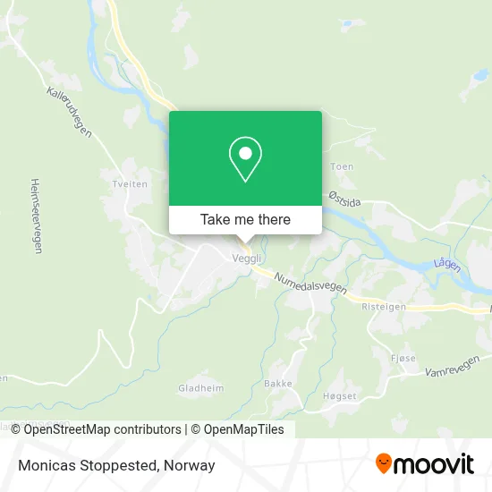 Monicas Stoppested map