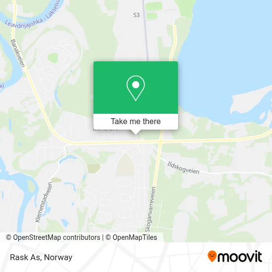 Rask As map