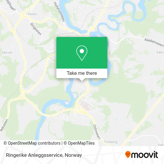 Ringerike Anleggsservice map