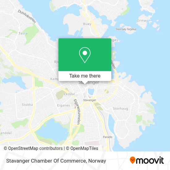 Stavanger Chamber Of Commerce map
