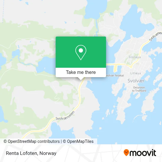 Renta Lofoten map