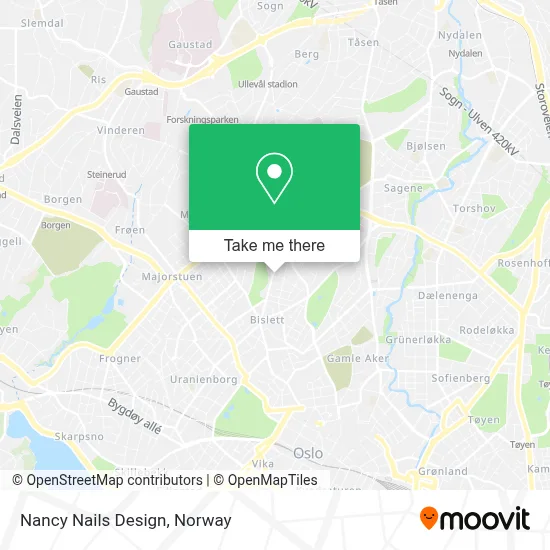 Nancy Nails Design map