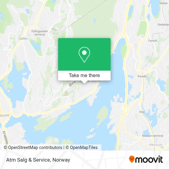 Atm Salg & Service map