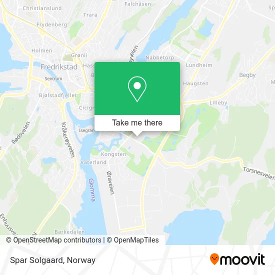Spar Solgaard map