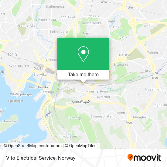 Vito Electrical Service map