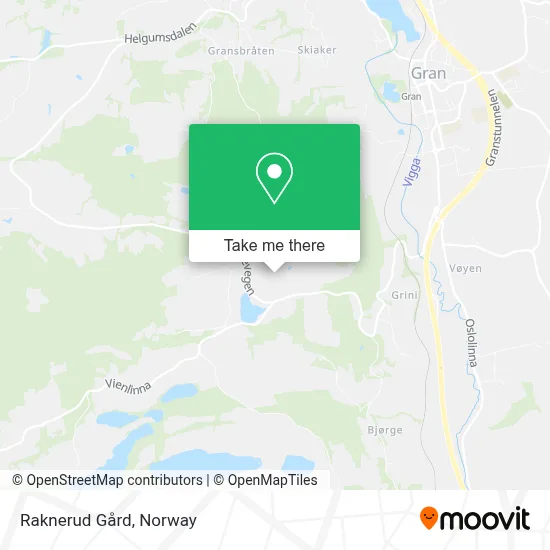 Raknerud Gård map