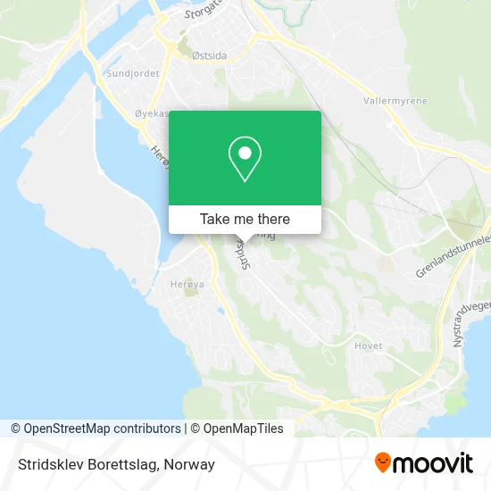 Stridsklev Borettslag map