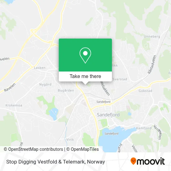 Stop Digging Vestfold & Telemark map