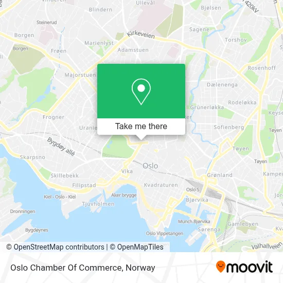 Oslo Chamber Of Commerce map