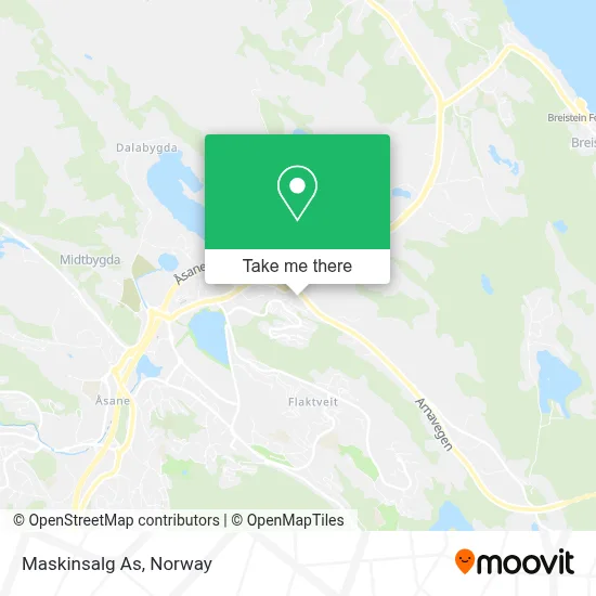 Maskinsalg As map