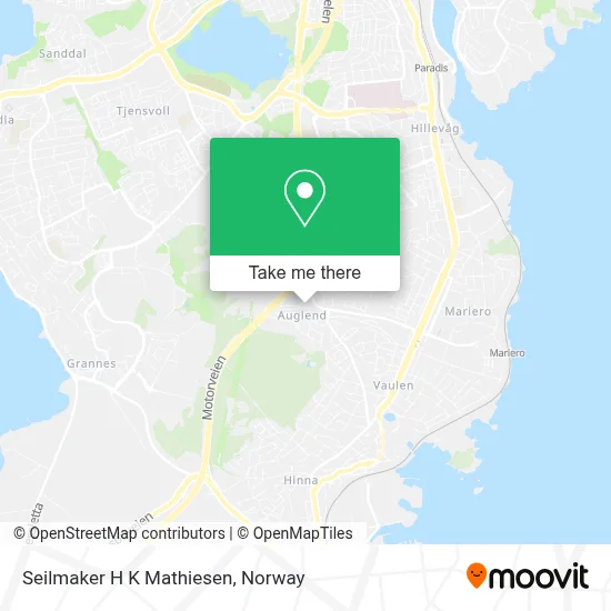 Seilmaker H K Mathiesen map
