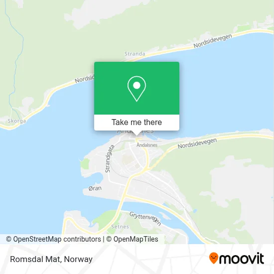 Romsdal Mat map