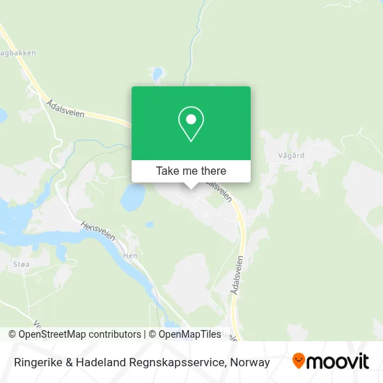 Ringerike & Hadeland Regnskapsservice map
