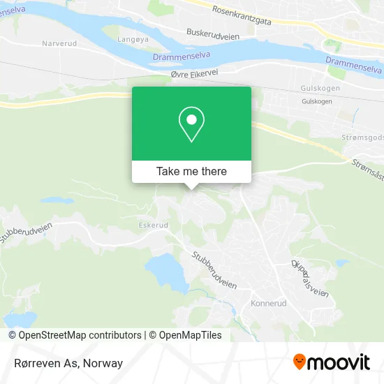Rørreven As map