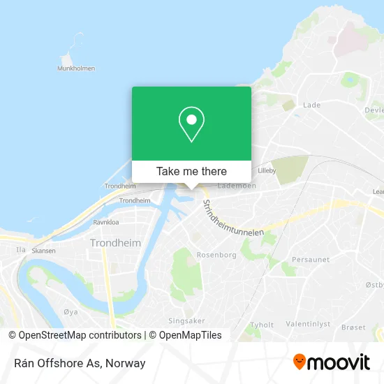 Rán Offshore As map