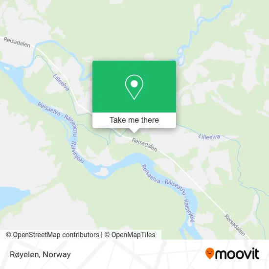 Røyelen map