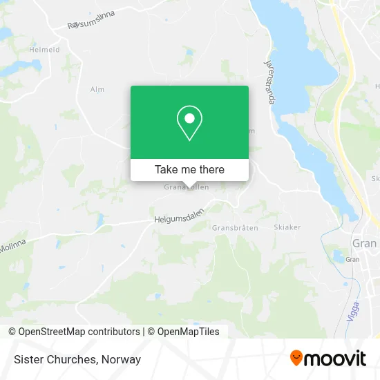 Sister Churches map