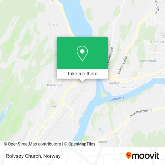 Rolvsøy Church map