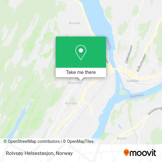 Rolvsøy Helsestasjon map