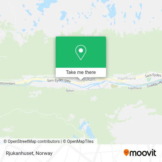 Rjukanhuset map