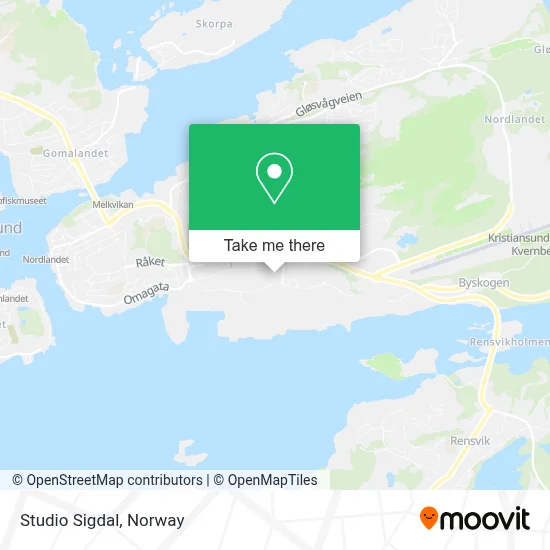 Studio Sigdal map