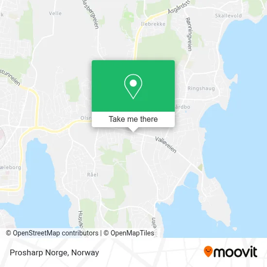 Prosharp Norge map