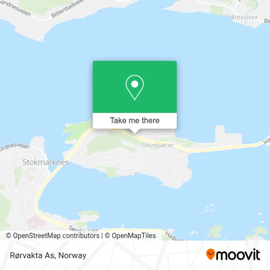 Rørvakta As map