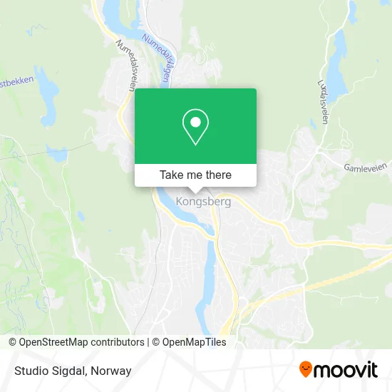 Studio Sigdal map