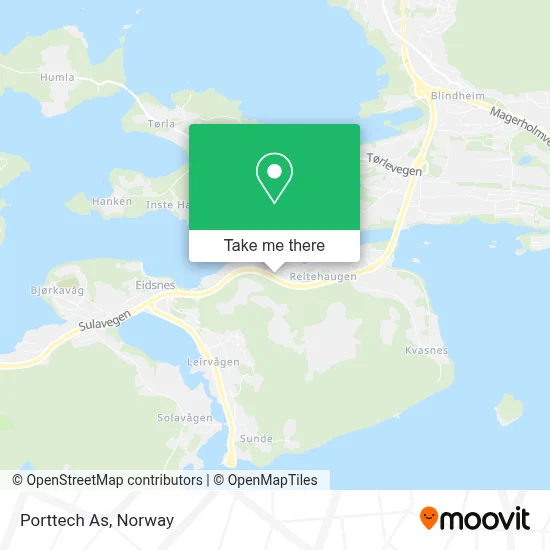 Porttech As map