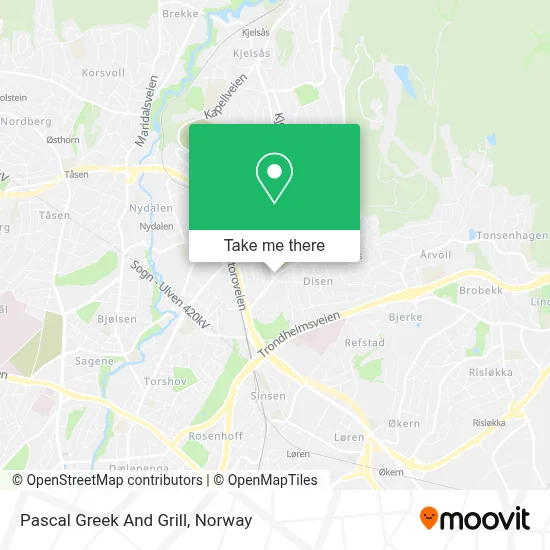 Pascal Greek And Grill map