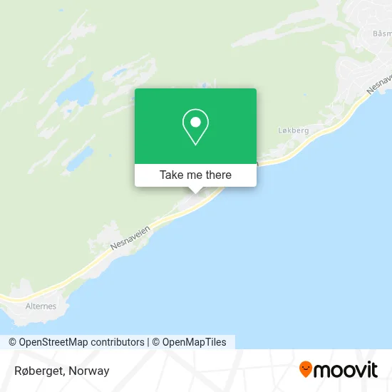 Røberget map