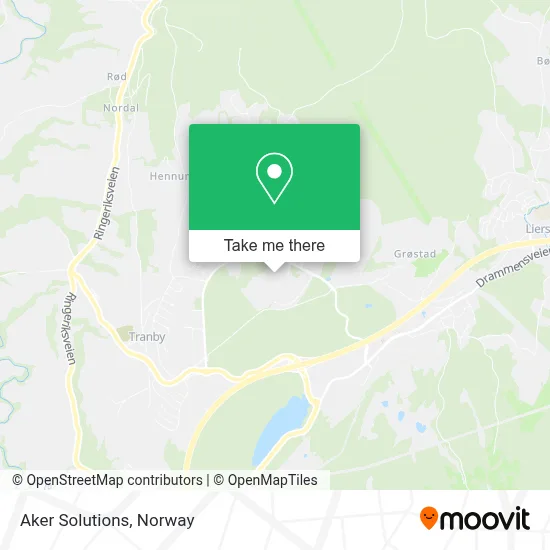 Aker Solutions map