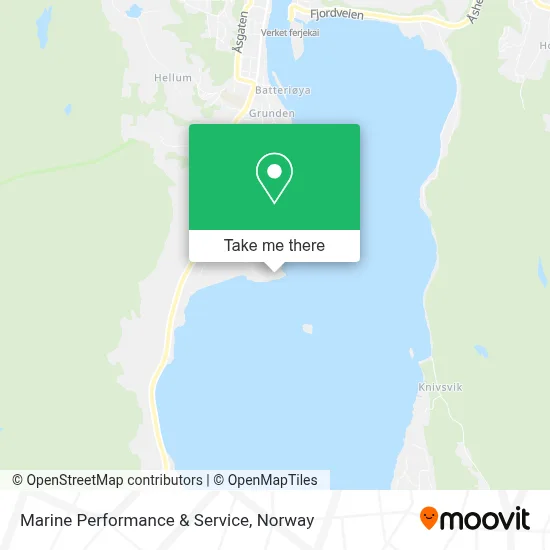 Marine Performance & Service map