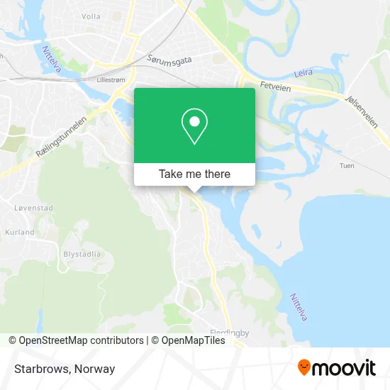 Starbrows map