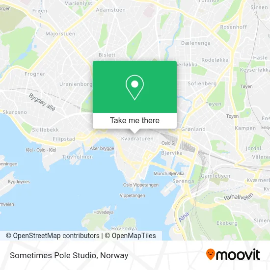 Sometimes Pole Studio map