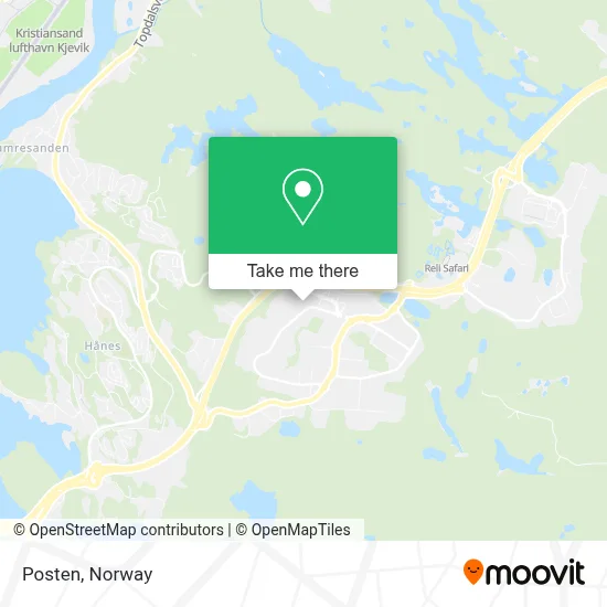 Posten map