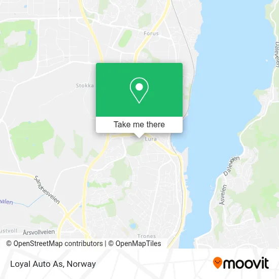Loyal Auto As map