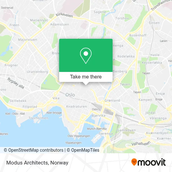 Modus Architects map