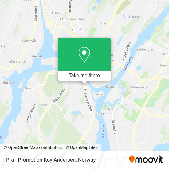 Pra - Promotion Roy Andersen map