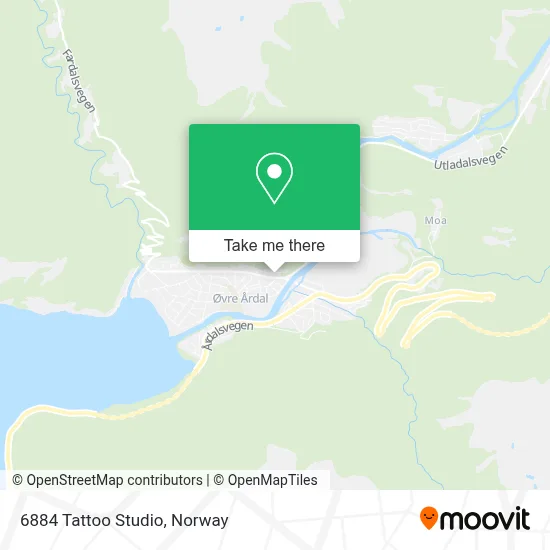 6884 Tattoo Studio map