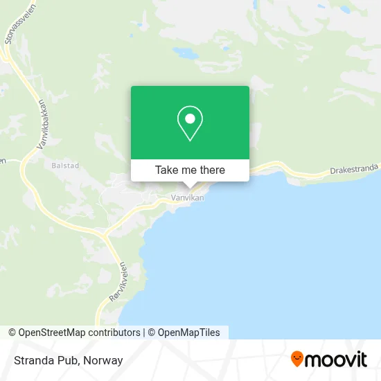 Stranda Pub map
