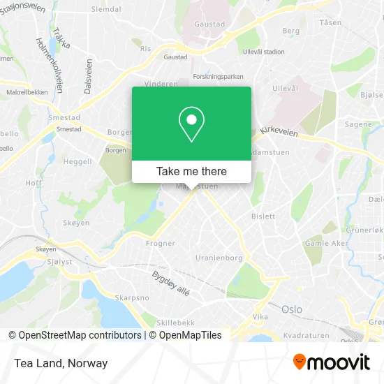Tea Land map