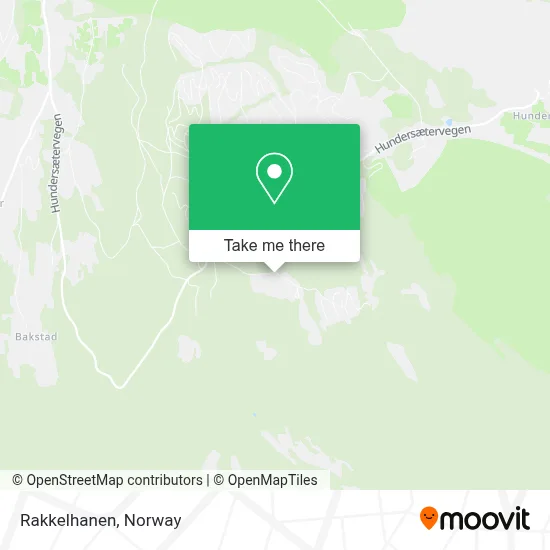 Rakkelhanen map
