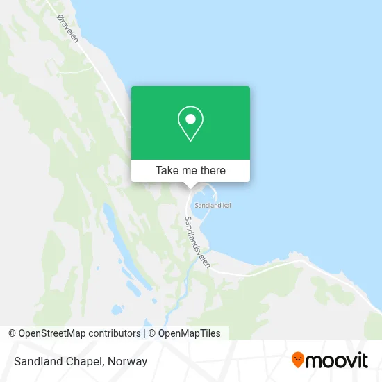 Sandland Chapel map