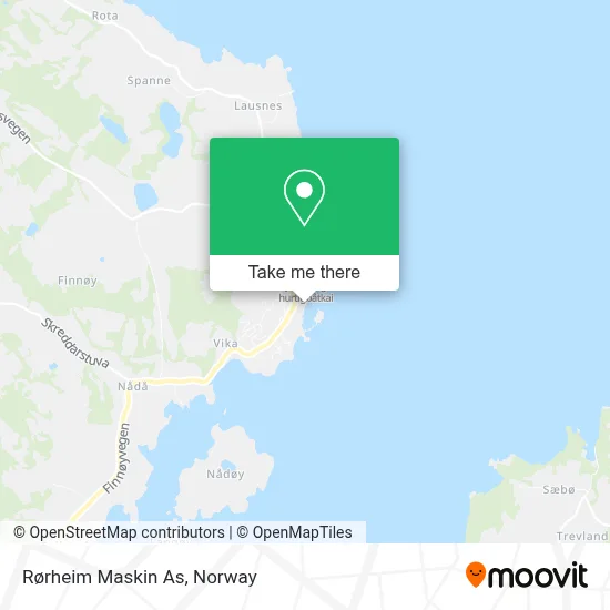 Rørheim Maskin As map