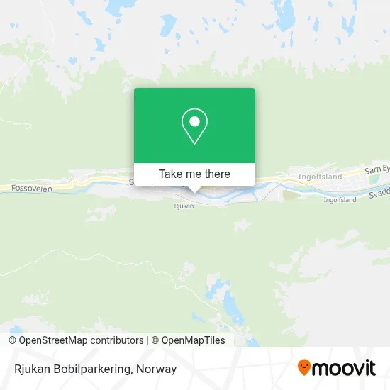 Rjukan Bobilparkering map